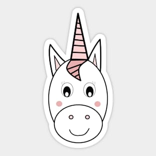 Unicorn pattern Sticker